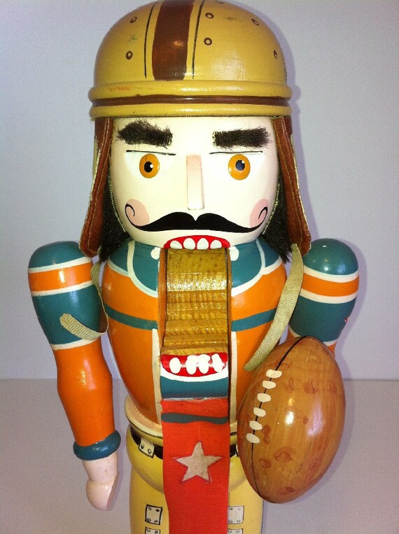 Nutcracker Football Player by WorthBeingKept on Etsy
