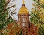 Fall Under the Dome, Notre Dame Print