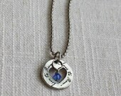 Love to Run Live to Run with small bead Running Charm Necklace