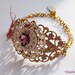 Romantic shabby chic steampunk bracelet