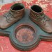 Bronzed Children Shoe Ashtray