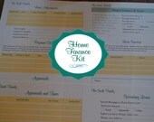 The Complete Home Finance Organizer Kit - 4 Documents IMMEDIATE DIGITAL DOWNLOAD