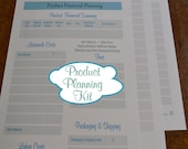 Etsy Seller Business Organizer Printables: Product Planning Kit - 3 Printable PDFs IMMEDIATE DIGITAL DOWNLOAD