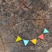 Multi-colour Bunting Necklace, Reversible sides