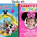 Mickey Mouse Clubhouse Birthday Party Photo Invitations - Printable