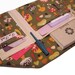 Mushroom Organizer wallet Clutch / Mushroom Clusters / Green