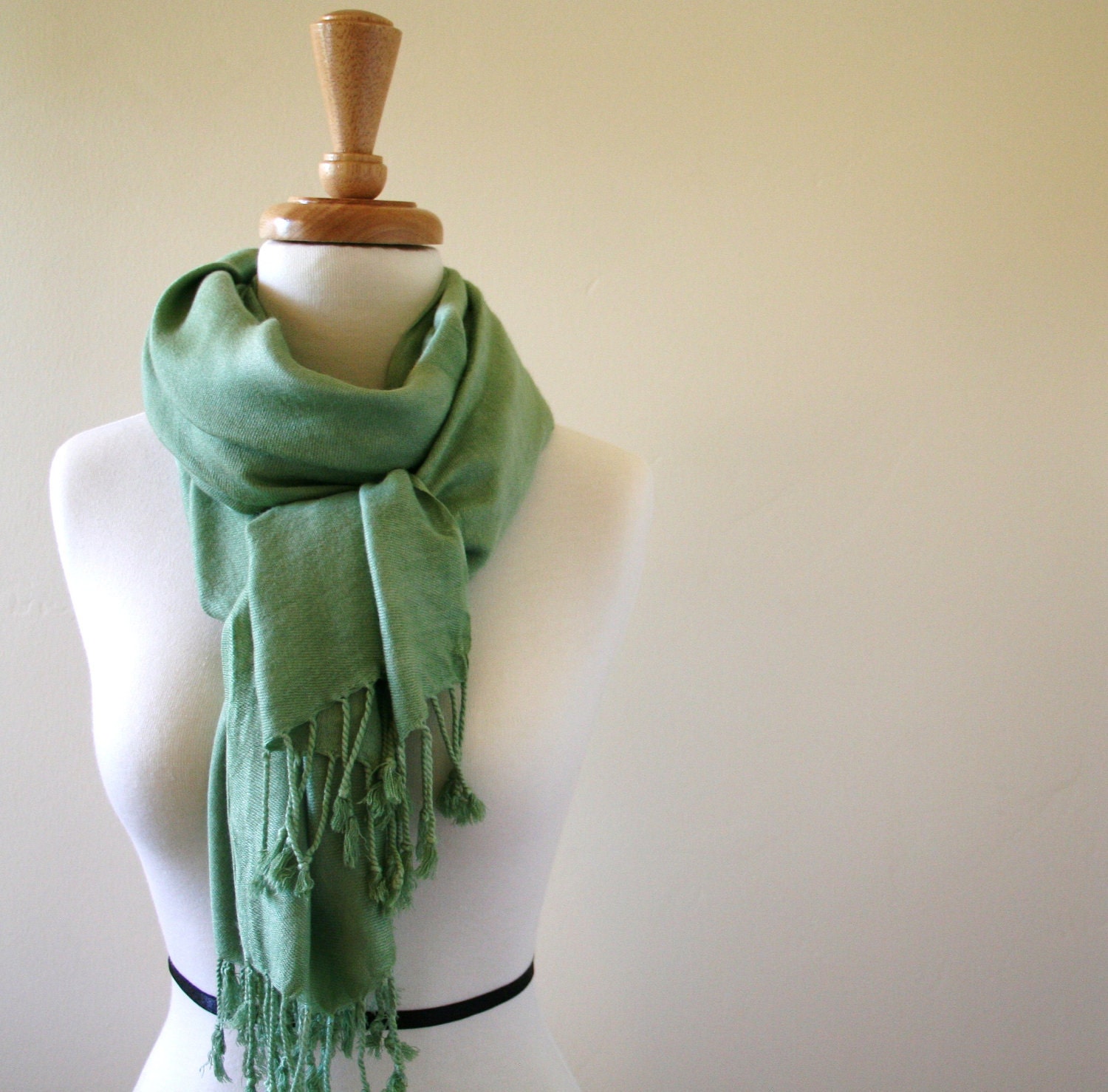 Sage Green Pashmina Scarf, Moss, Wrap, Sarong, Scarf, Bridesmaids, Wedding, Bridal Party, Green