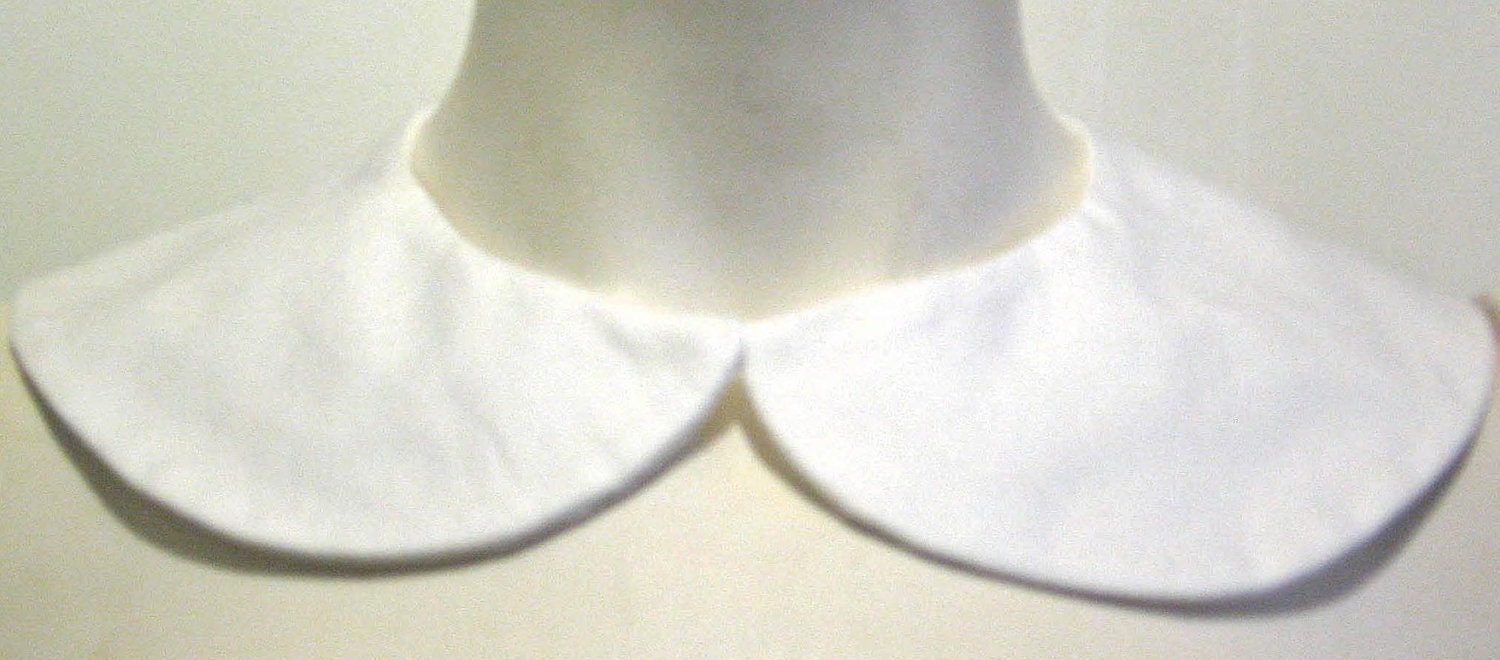 White Peter Pan Collar - Cotton