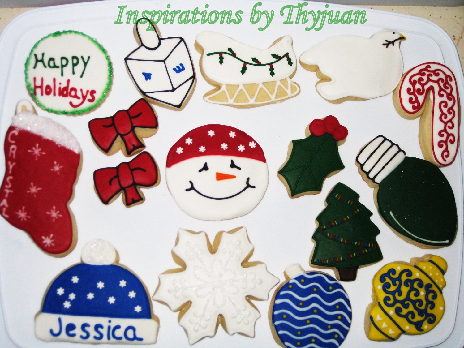 Christmas, Chanukah & Winter Cookies Il_570xn