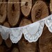 paper doily bunting - great for a "Vintage" look