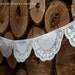 paper doily bunting - great for a "Vintage" look