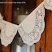 paper doily bunting - great for a "Vintage" look