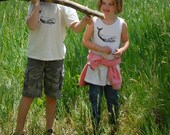 Boys illustrated whale tee size S SALE