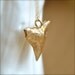 Long Shark Tooth Gold Necklace