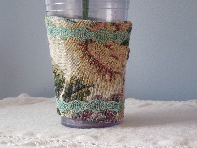 Large COZY Seafoam Green Cup CUFF
