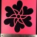KalaDalas Large Demo Stencil: Cosmic Heart Design