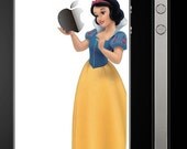 Snow White--iPhone Decal iPhone Stickers iPhone Decals Apple Decal for Apple iPhone 4 iPhone 4S mac decals