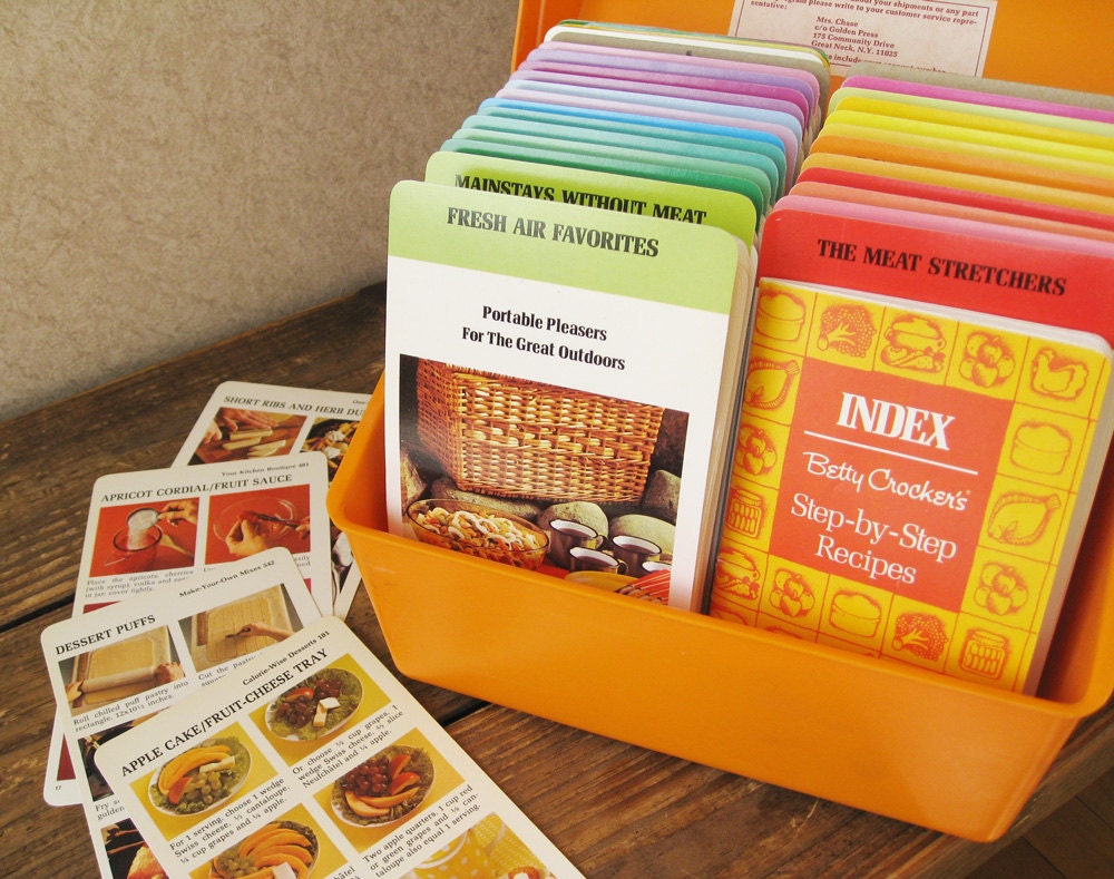 Betty Crocker recipe box