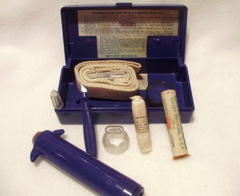 Vintage Snake Bite Kit