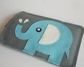 iPhone 4 Case, iPhone 4S Case,  iPhone 4 Cover, iPhone Case -  Blue Elephant