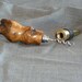 Handturned Bottle Stopper and Corkscrew