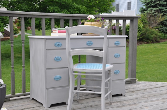 The Perfect Writing Desk with Vintage Chair