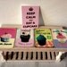 Reserved FOR Rhonda Lutz dolls house cupcake posters set of five