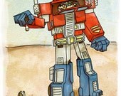 Optimus Prime Changing Station Print Super Hero Parents