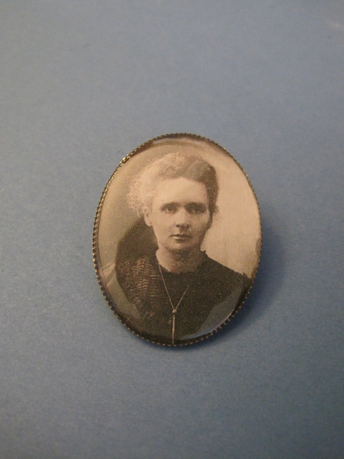 Marie Curie (Glow in the Dark) Brooch