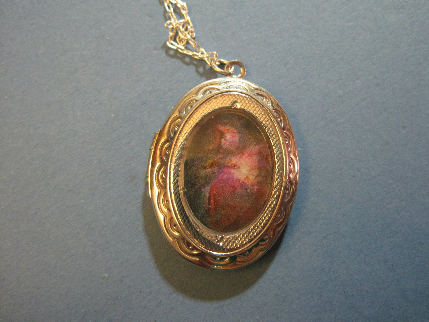 Edwin Hubble and Orion Nebula Locket