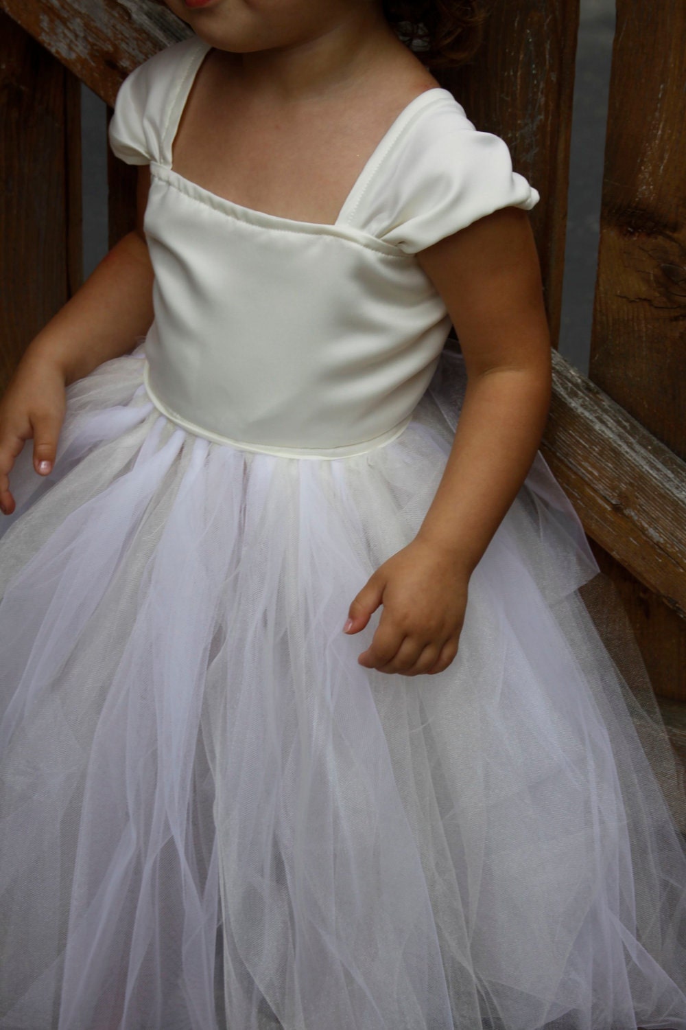 Tulle Flower Girl Dress - MADE TO ORDER