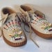 Reserved for Loie - Vintage Native American "Princess" Beaded Moccasins - Size 7N