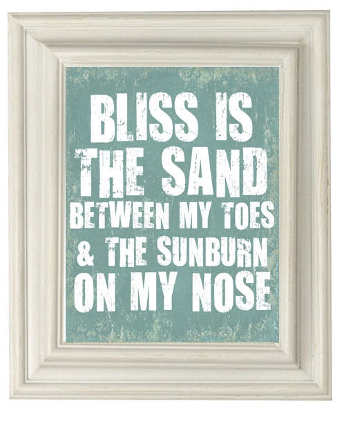 Digital Download No. 224, Beach Quote Print