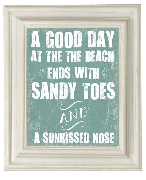 Digital Download No. 085, Beach Quote Print