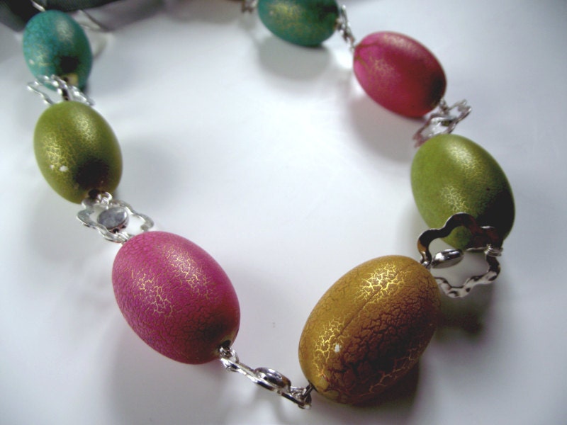 Smarties & Chocolate Eggs Inspired Necklace - X99Jewellery Smarties & Chocolate Eggs Inspired Necklace - X99Jewellery