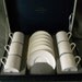 Antique Royal Worcester Set of 12 Boxed Tea/Demitasse Cups and Saucers - Hand painted and Numbered