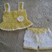 Crochet Pattern for Daisy Tank and Shorts Set, Baby Girl, PDF 12-023 INSTANT DOWNLOAD