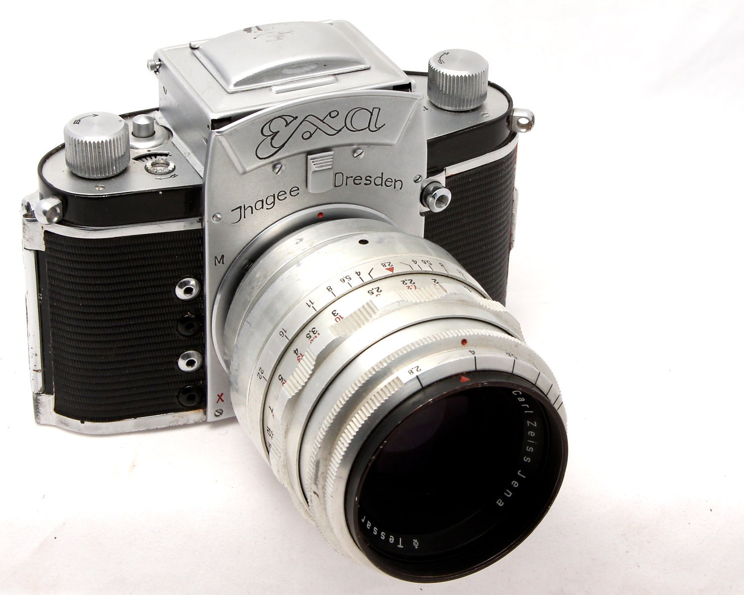 Exakta Exa - The ORIGINAL EXA - 1952 - with Carl Zeiss Jena Tessar 80mm 2.8f Lens