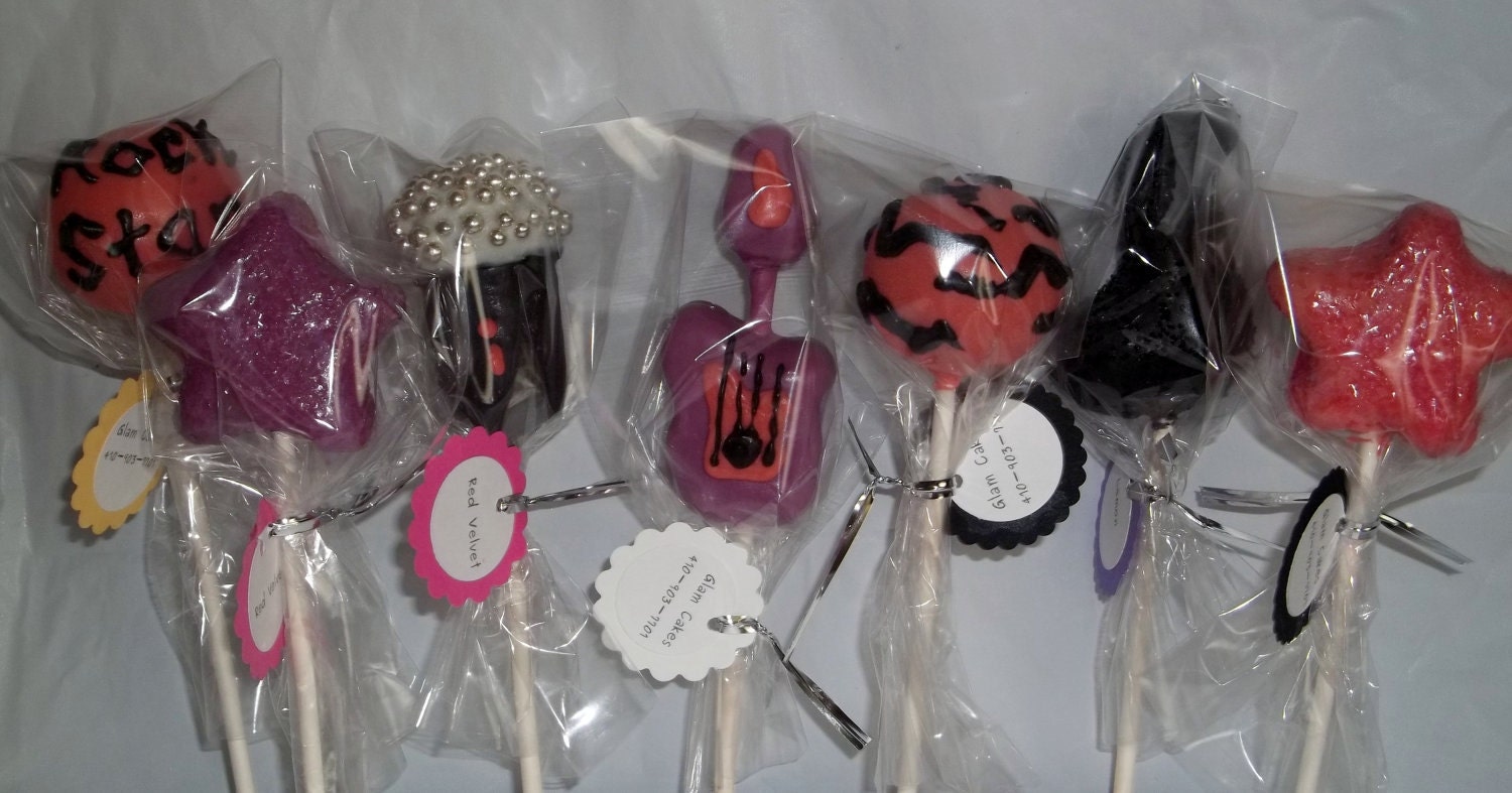 Items similar to Rock Star Cake PopsMusic Cake Pops on Etsy
