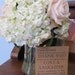 Wedding Thank You Card - guests' dinner plates or wedding favor