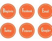 Tangerine Bright Blog / Web Buttons: Six Social Media Buttons to Help Your Corner of the Web Look More Unique
