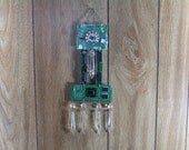Handmade Sun Catcher Recycled Computer Parts Home Decor Garden Clocks by DanO, Computers and Clocks, Free Priority Shipping Included