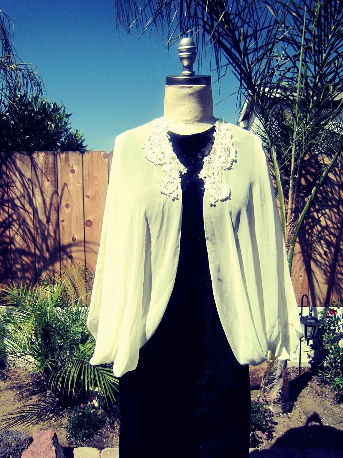 Chiffon Capelet