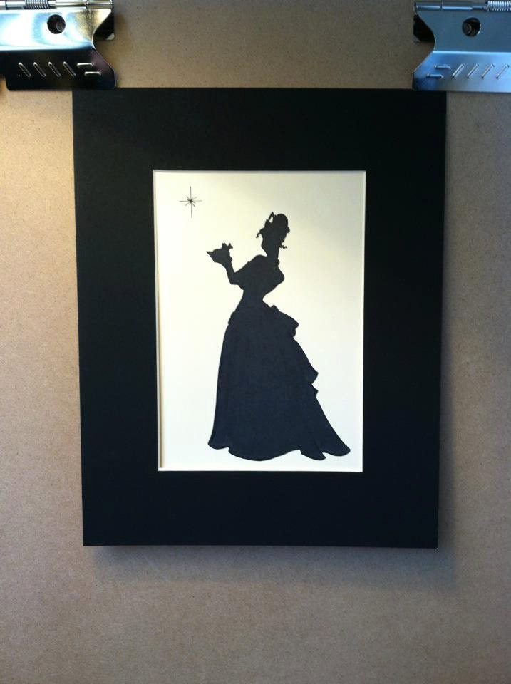 Disney The Princess and the Frog Silhouette