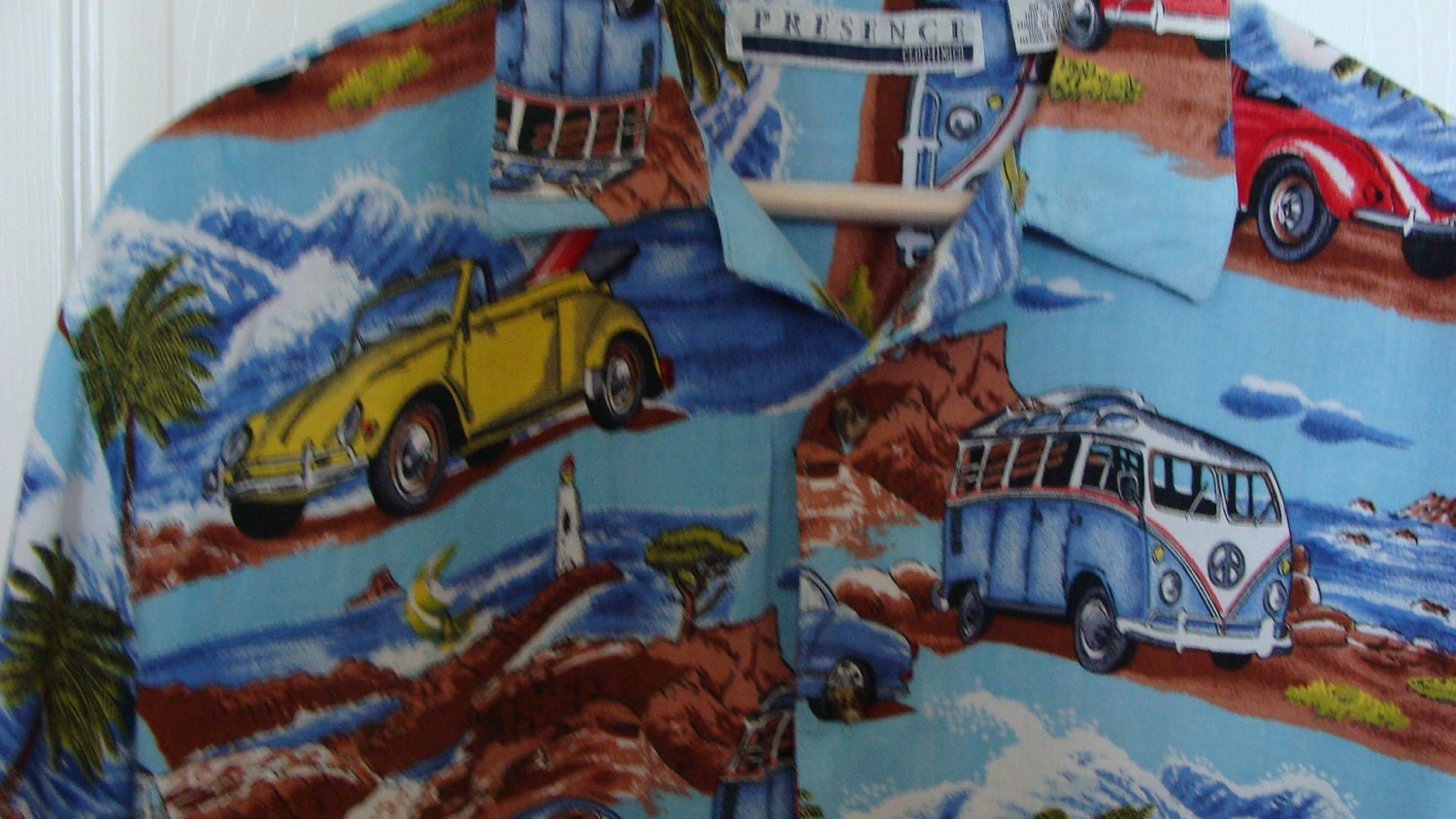 vw bug hawaiian shirt