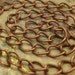 45 Feet Copper Iron Twist Links Chain, 6mm x 3mm - 1058CH045