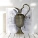 Large German Pewter Pitcher wtih Ornate Hunting Design