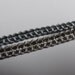 Peace Sign Bracelet with gray nylon thread