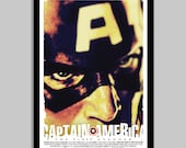 Captain America-The First Avenger  - 12x18 - Movie Poster - captain america, movie poster, comic book, marvel, geekery, geek