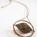 Planet Pendant - Colorful and Fun - Mustard Tones - Cotton Thread